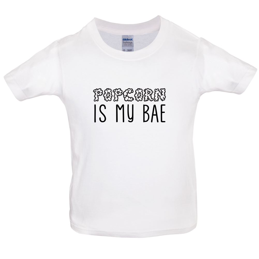 Popcorn Is My Bae Kids T Shirt