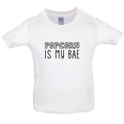 Popcorn Is My Bae Kids T Shirt