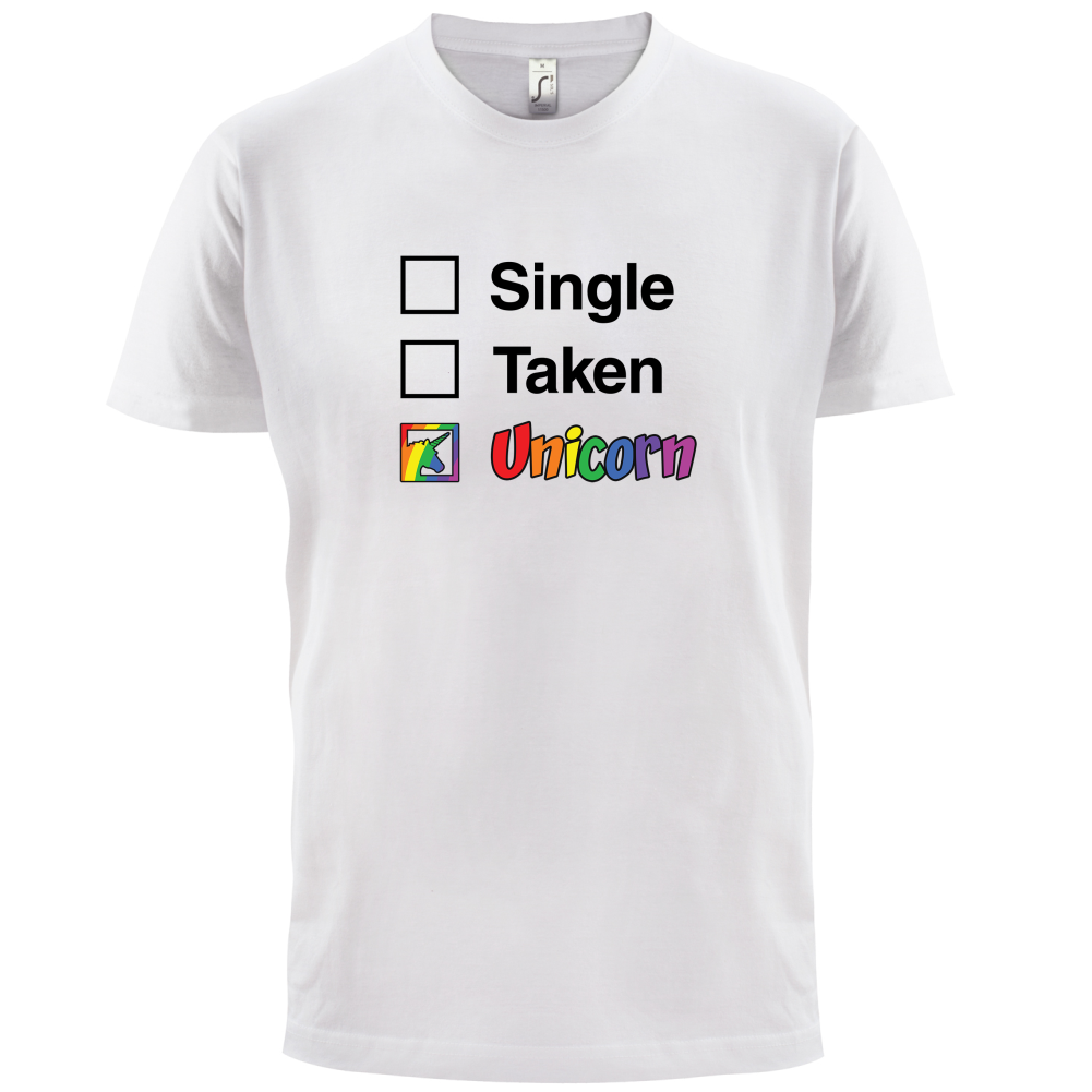 Single Taken Unicorn T Shirt