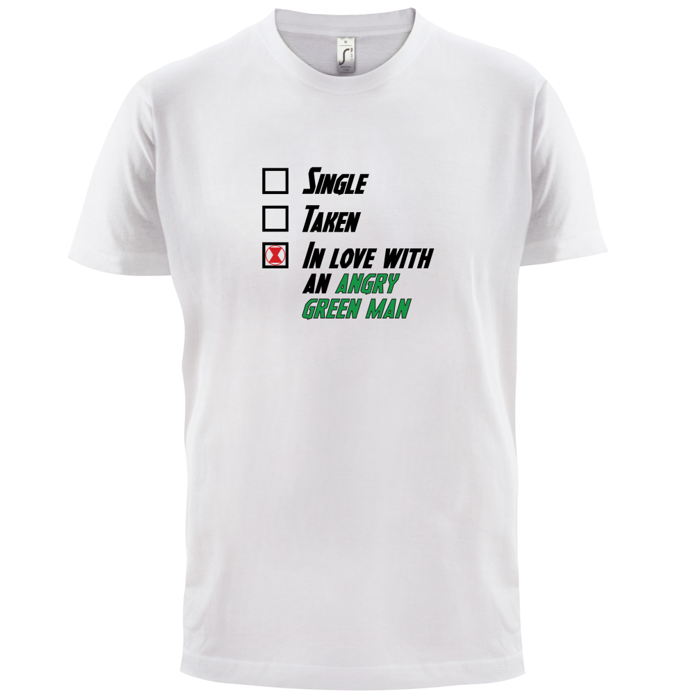 Single Taken Angry Green Man T Shirt