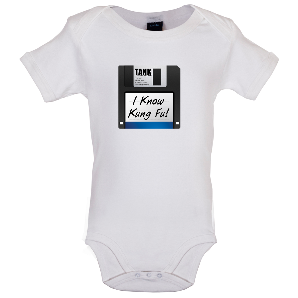 I Know Kung Fu Baby T Shirt