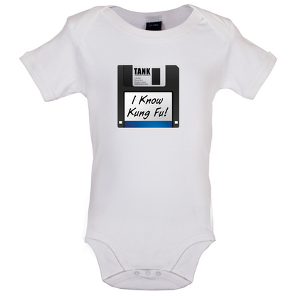 I Know Kung Fu Baby T Shirt