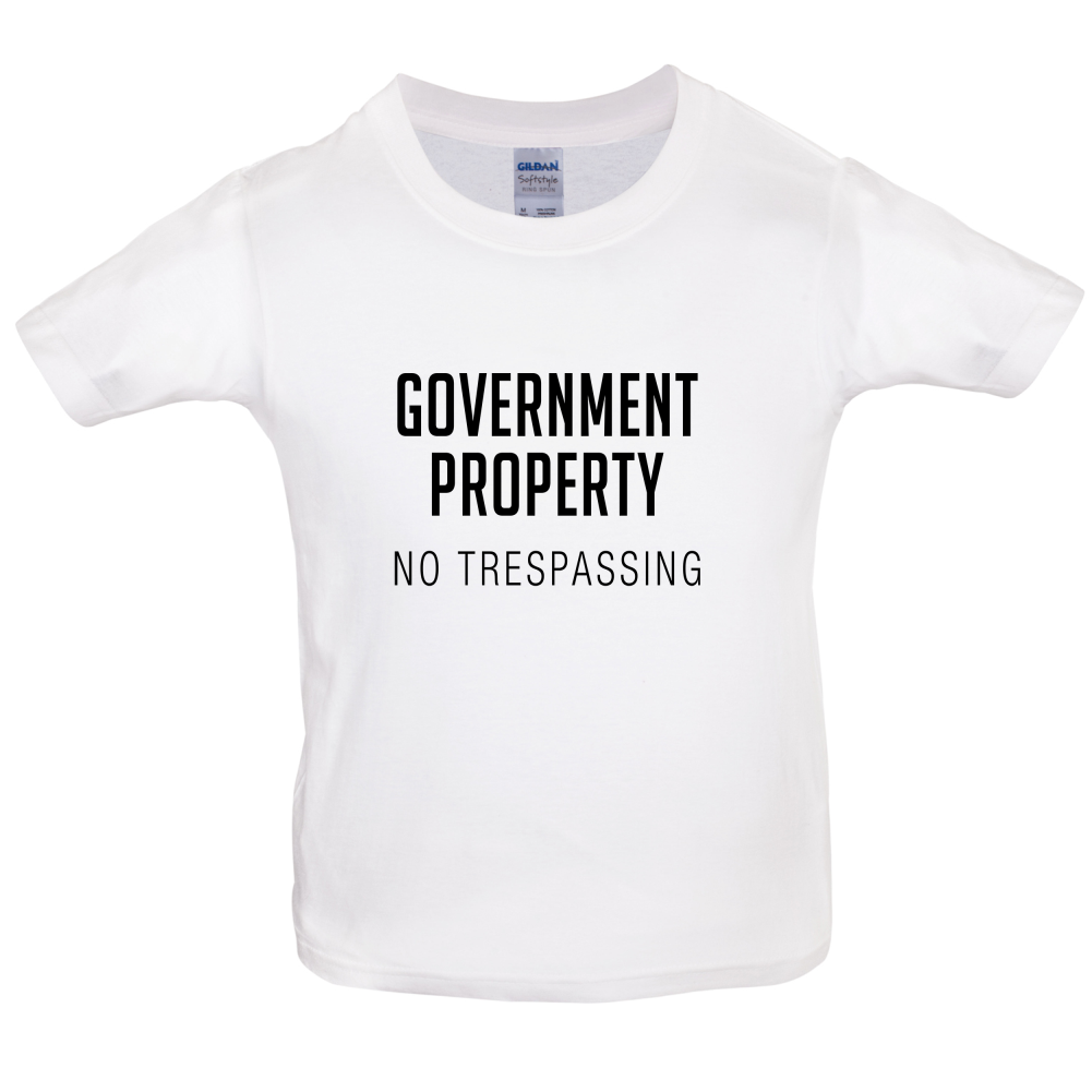 No Trespassing Kids T Shirt