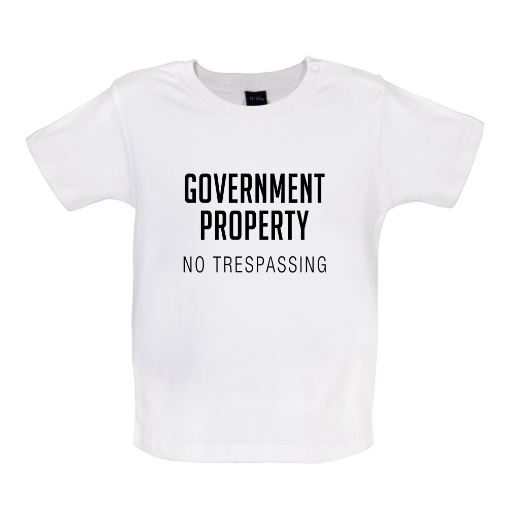 No Trespassing Baby T Shirt