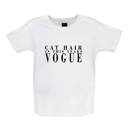 Cat Hair Is This Years Vogue Baby T Shirt
