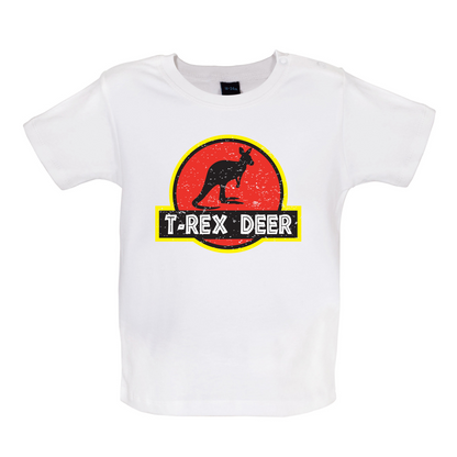 T-Rex Deer Baby T Shirt
