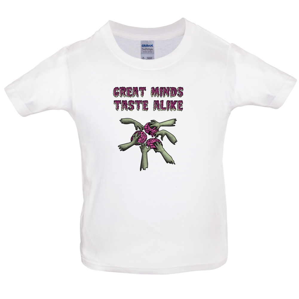 Great Minds Taste Alike Kids T Shirt