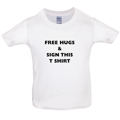 Free Hugs  Kids T Shirt