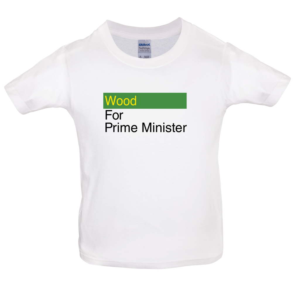 Wood for Prime Minister Kids T Shirt
