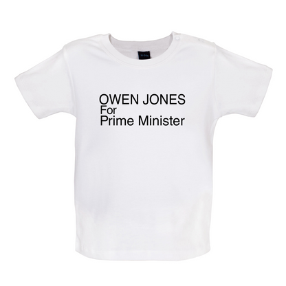 Owen Jones for Prime Minister Baby T Shirt