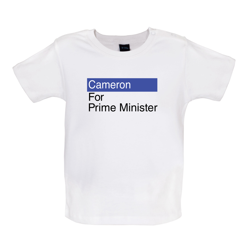 Cameron for Prime Minister Baby T Shirt