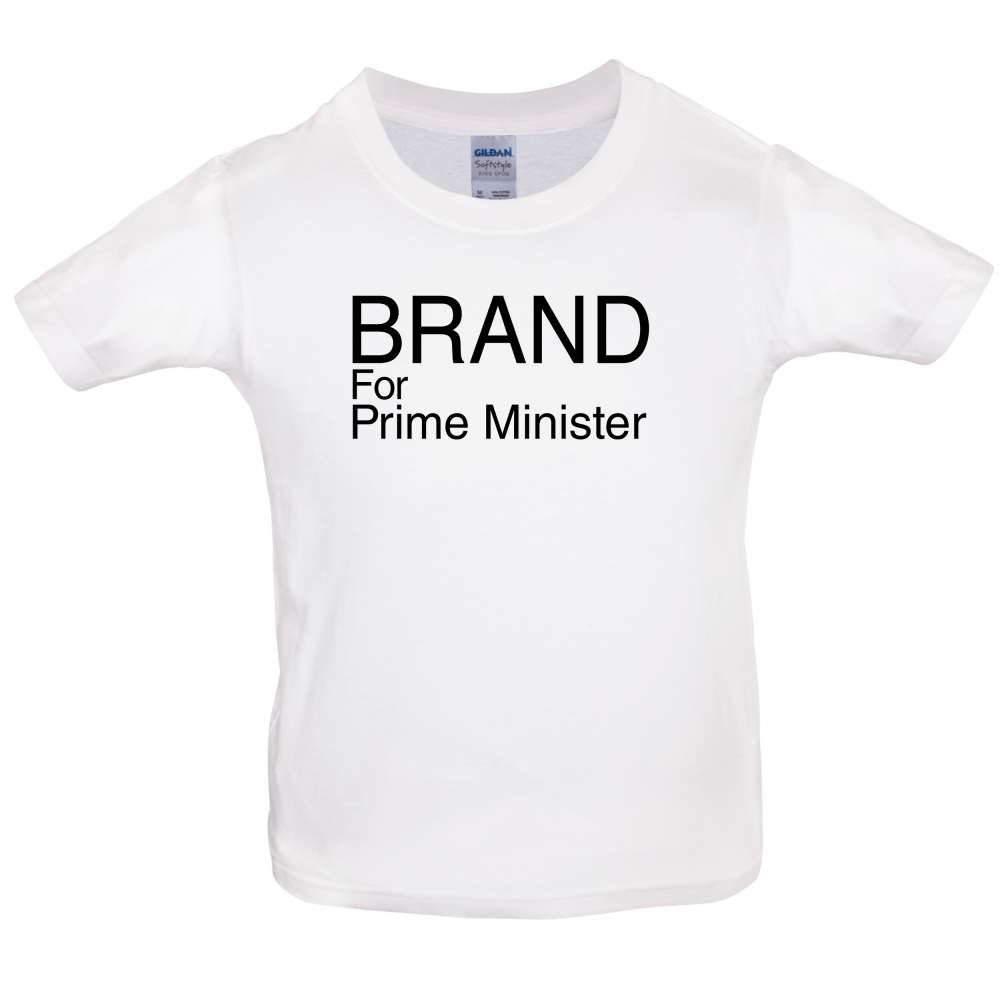 Brand for Prime Minister Kids T Shirt