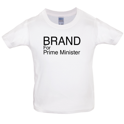 Brand for Prime Minister Kids T Shirt