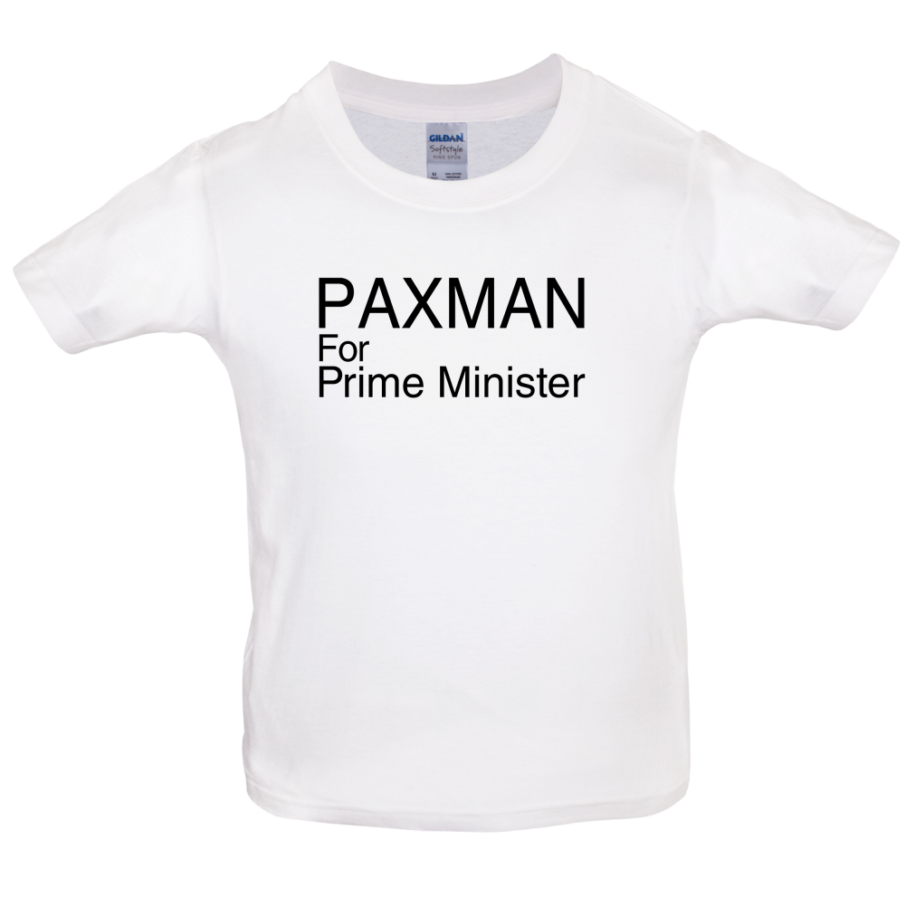 Paxman for Prime Minister Kids T Shirt