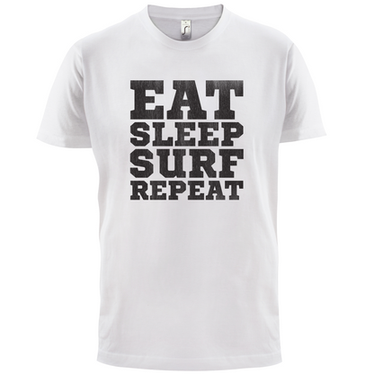 Eat Sleep Surf Repeat T Shirt