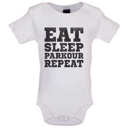 Eat Sleep Parkour REPEAT Baby T Shirt