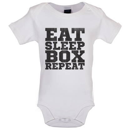 Eat Sleep Box REPEAT Baby T Shirt