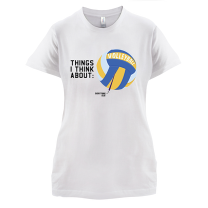 I Thiink About Volleyball T Shirt