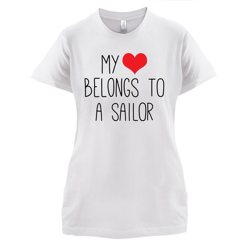 My Heart Belongs To A Sailor T Shirt