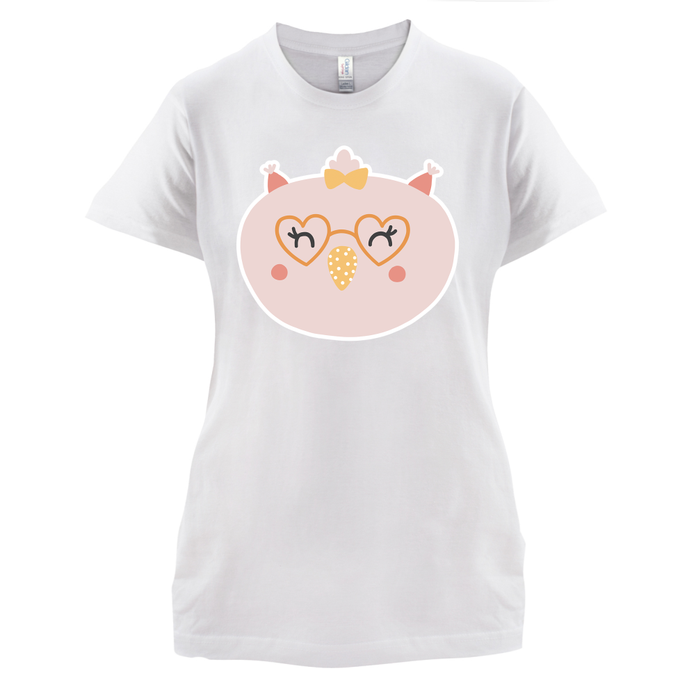 Smiley Face Chick T Shirt
