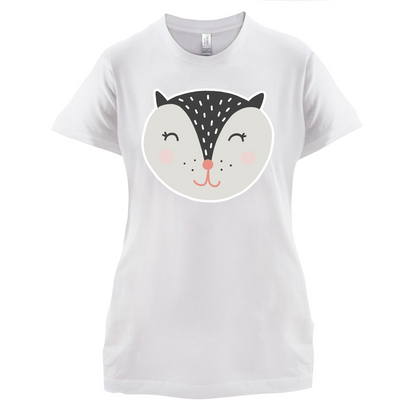 Smiley Face Badger T Shirt