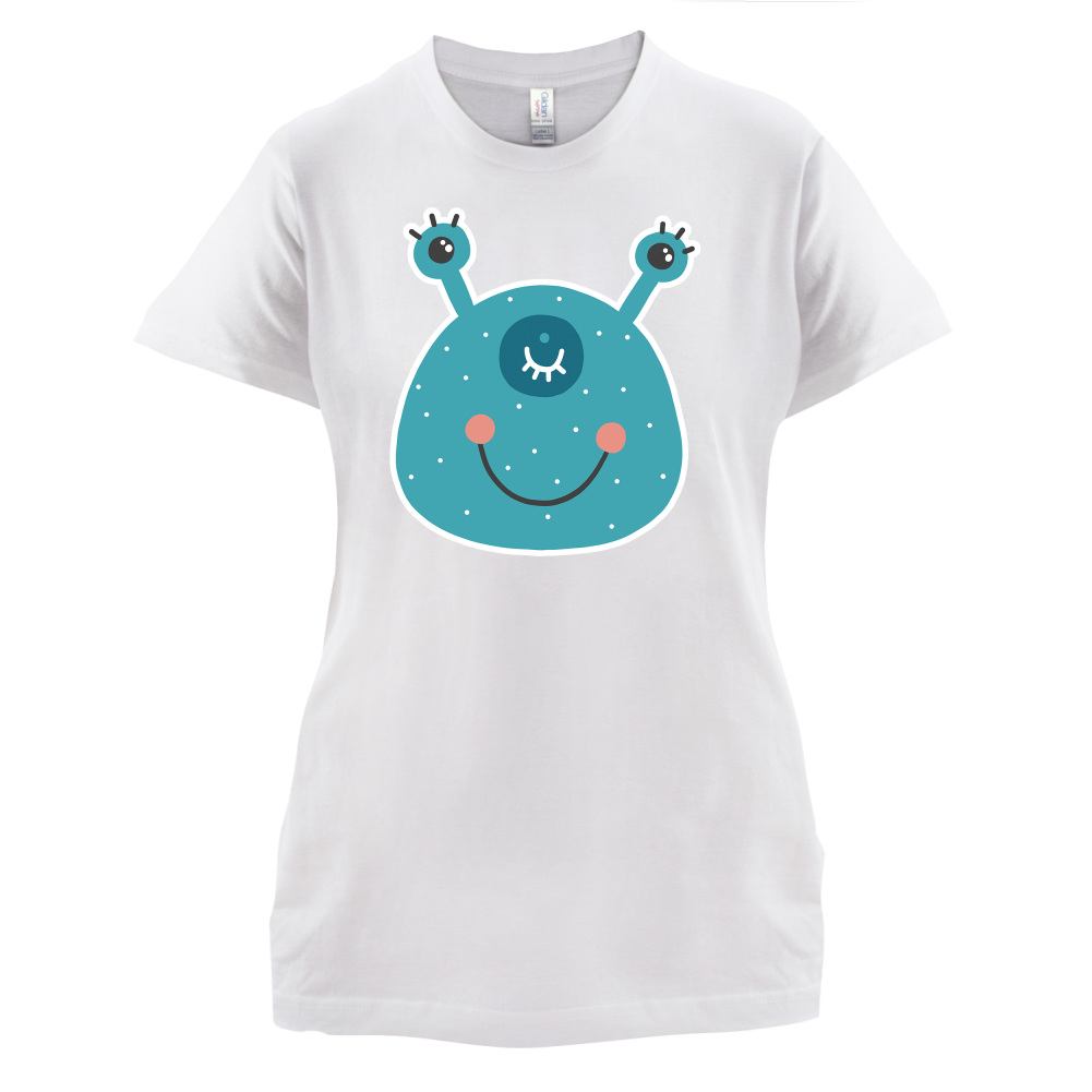 Smiley Face Alien T Shirt