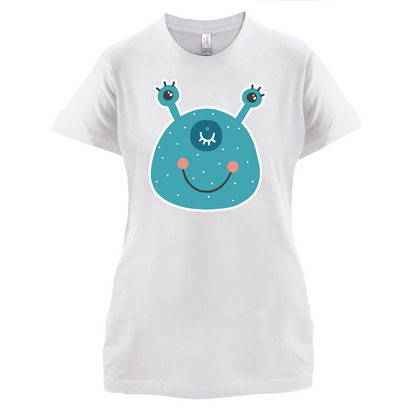 Smiley Face Alien T Shirt