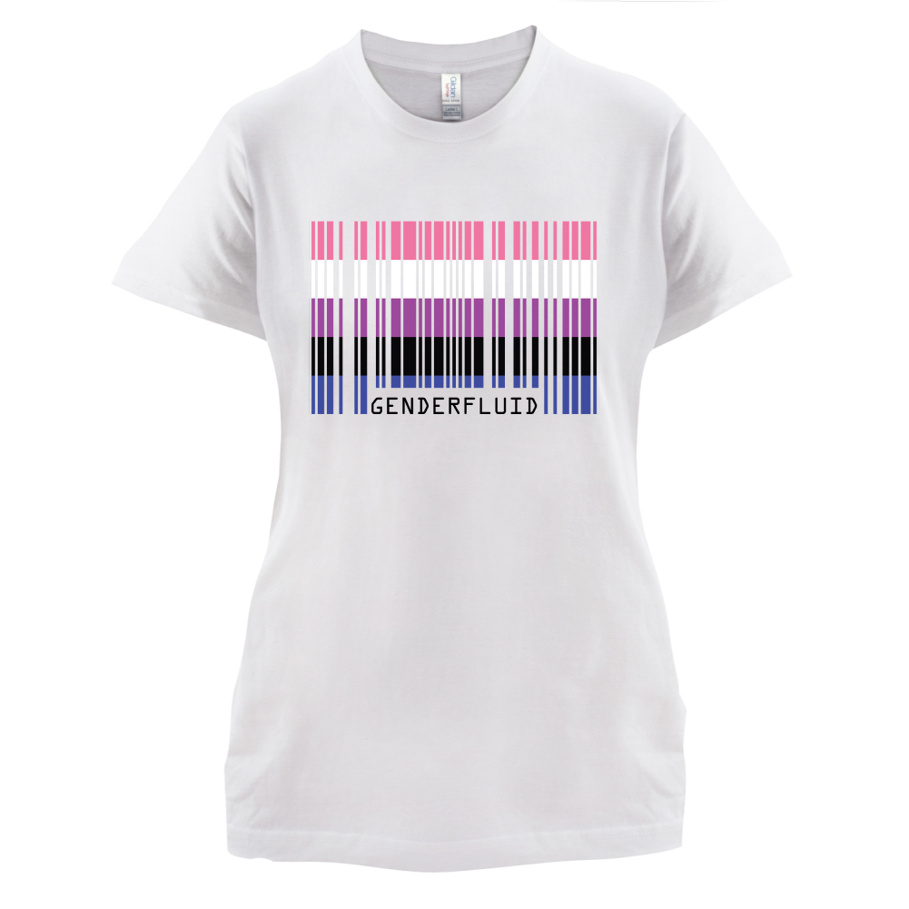 LGBT Barcode Flags - Gender Fluid T Shirt