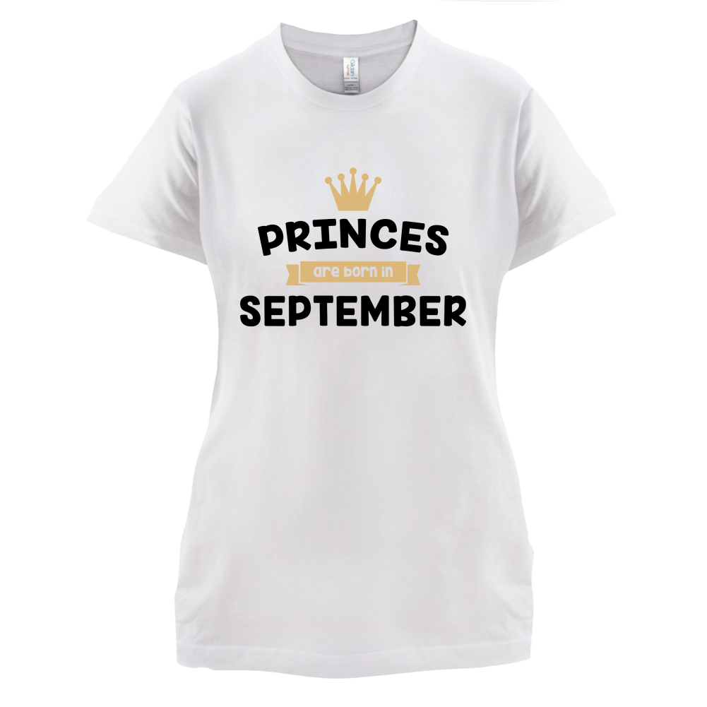 Princes Are Born In September T Shirt