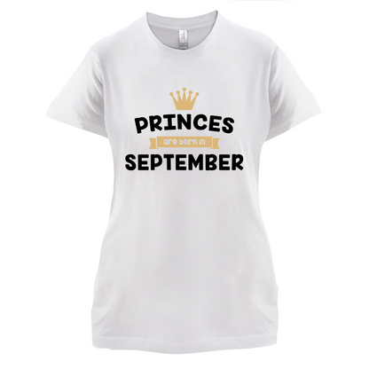 Princes Are Born In September T Shirt