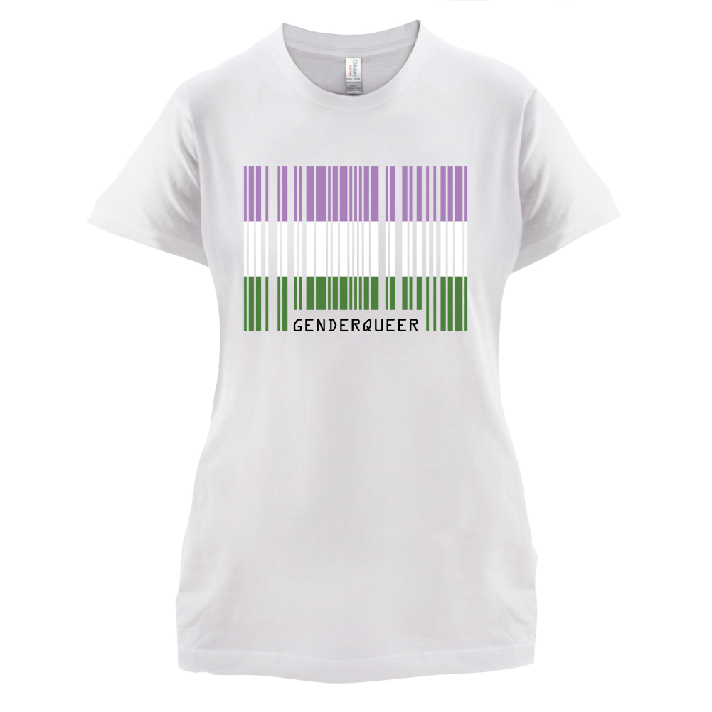 LGBT Barcode Flags - Gender Queer T Shirt