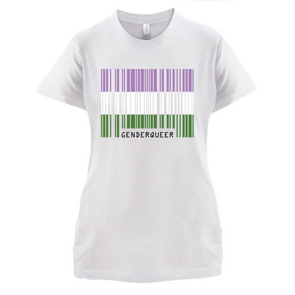 LGBT Barcode Flags - Gender Queer T Shirt