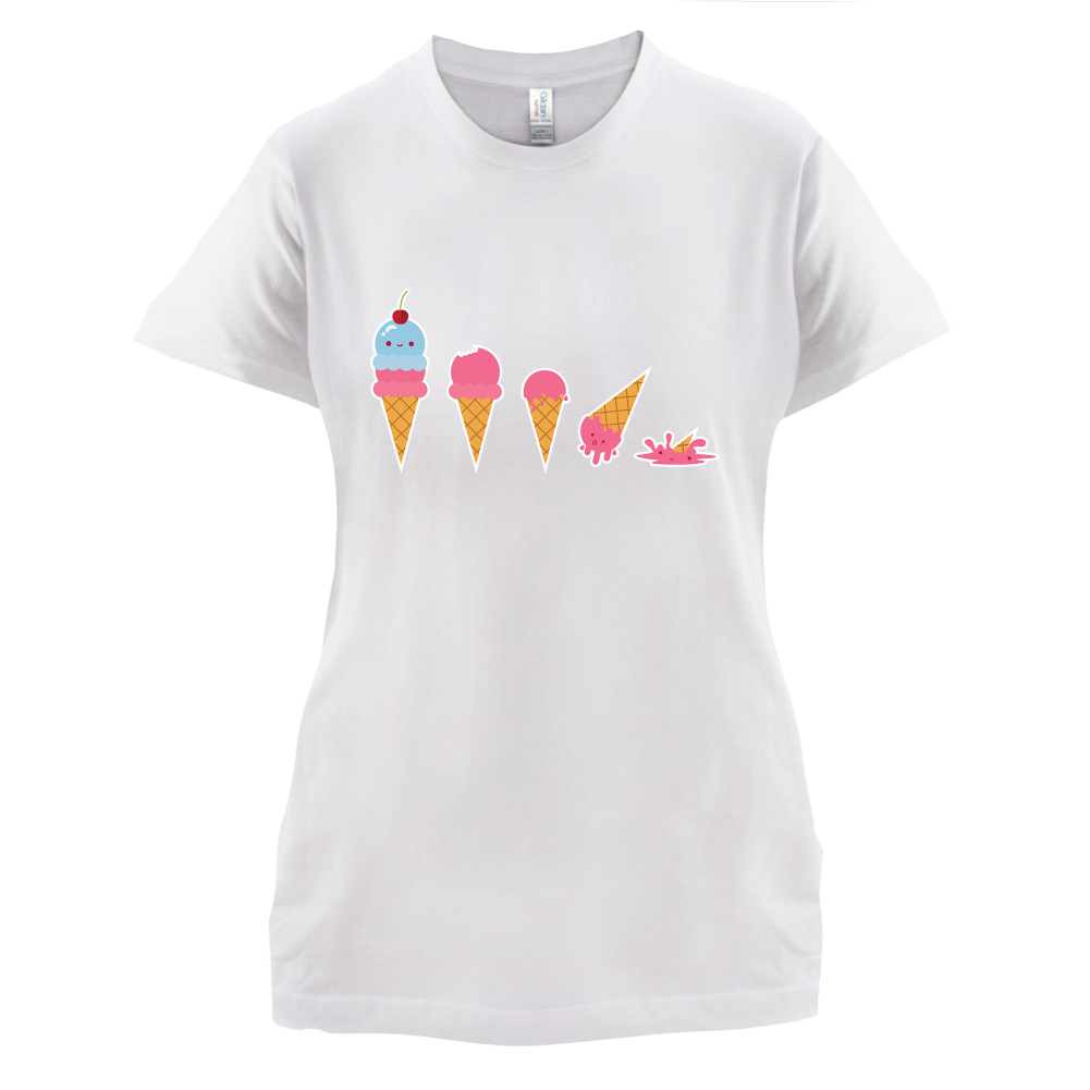 Evolution Of Ice Cream T Shirt