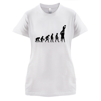 Evolution of Rugby Line Out T Shirt