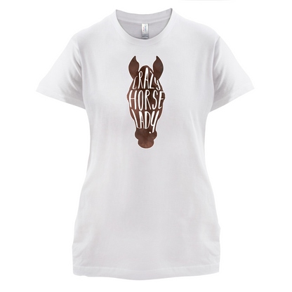 Crazy Horse Lady T Shirt