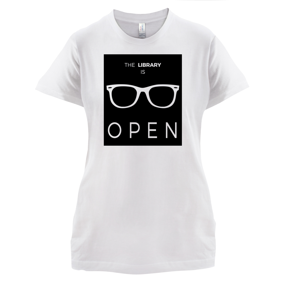 Library Is Open T Shirt
