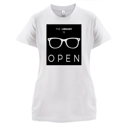 Library Is Open T Shirt