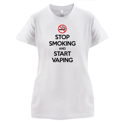 Stop Smoke Start Vaping T Shirt