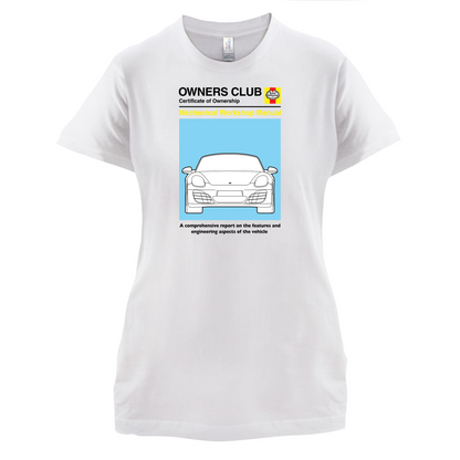 Car Owners Manual 981 Turbo T Shirt