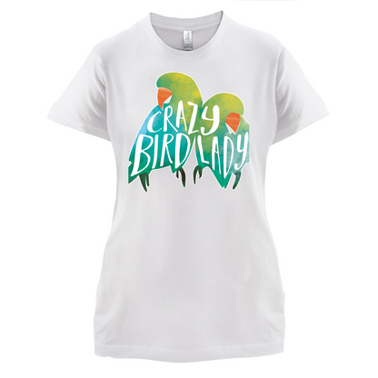 Crazy Bird Lady T Shirt