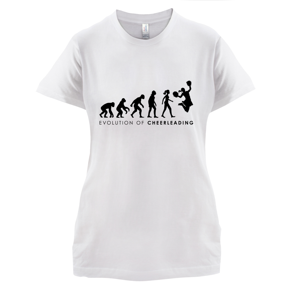 Evolution Of Woman Cheerleading T Shirt
