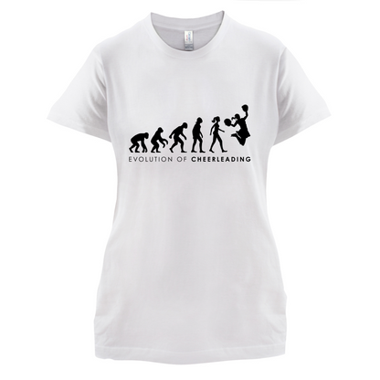 Evolution Of Woman Cheerleading T Shirt