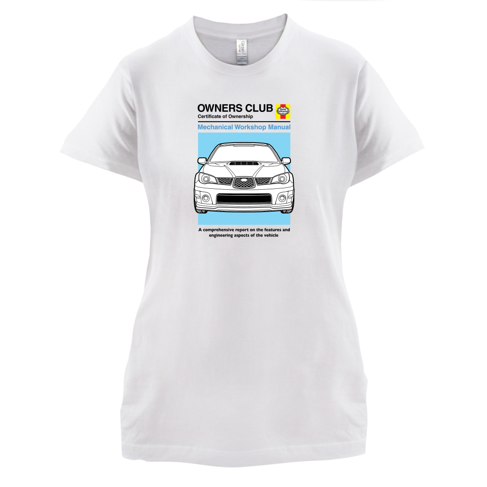 Car Owners Manual Impreza T Shirt
