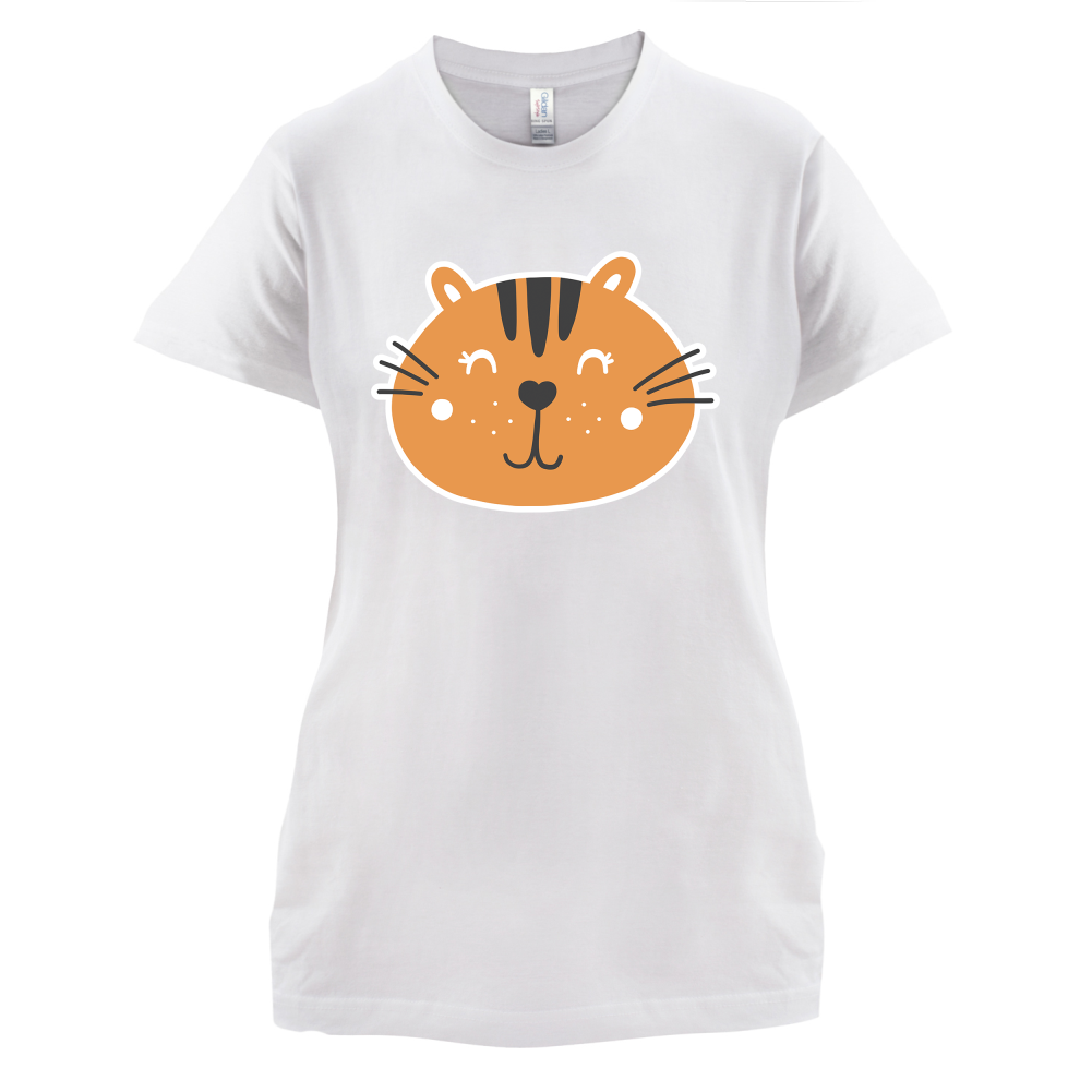 Smiley Face Tiger T Shirt