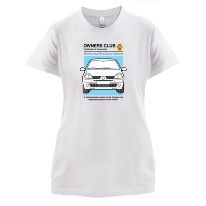 Car Owners Manual Clio T Shirt