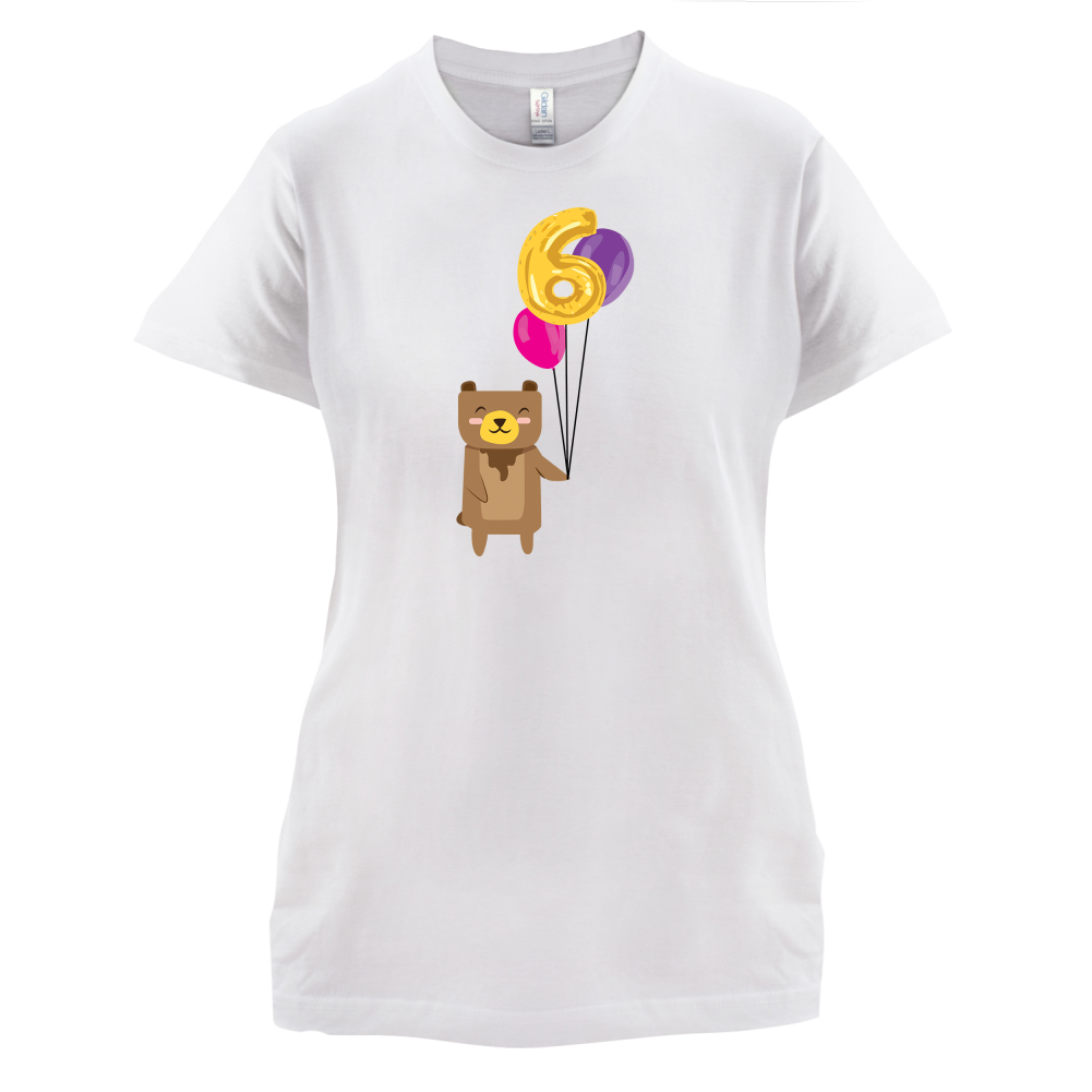 6th Birthday Bear T Shirt