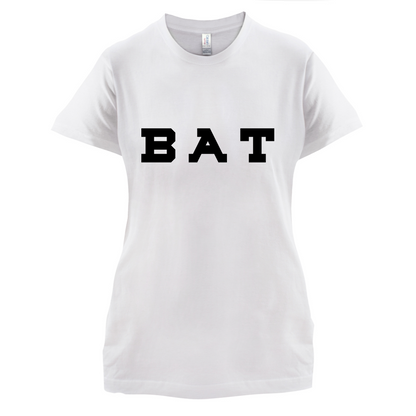 Justcie Bat College Style T Shirt