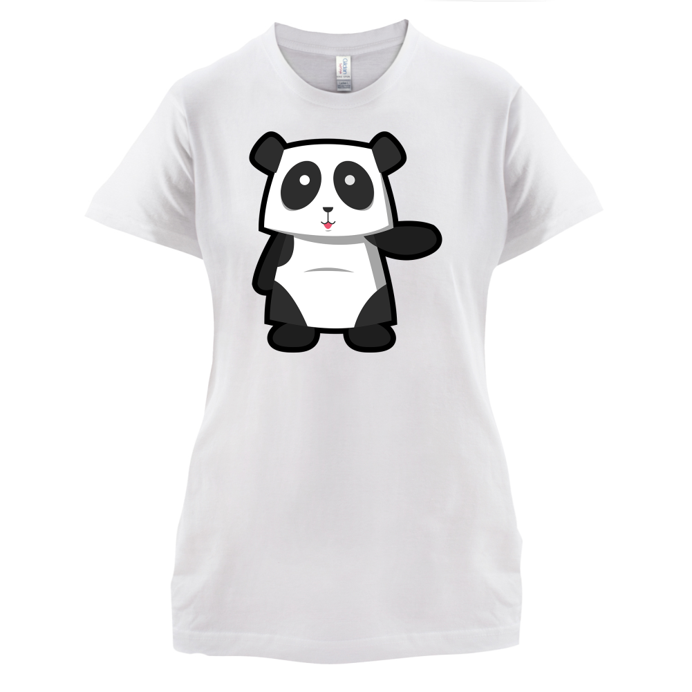 Cute Panda Kids T Shirt