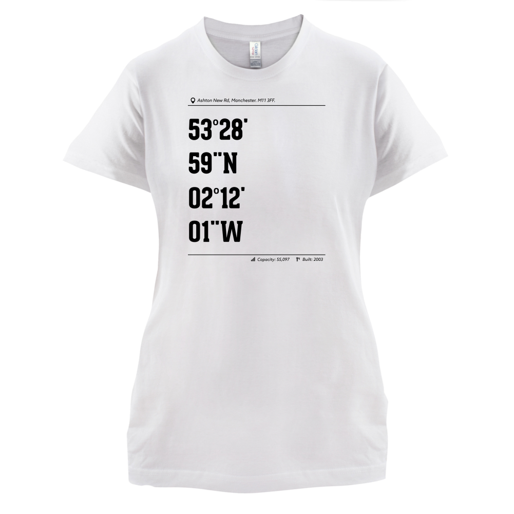 Stadium Coordinates Sky Blues T Shirt