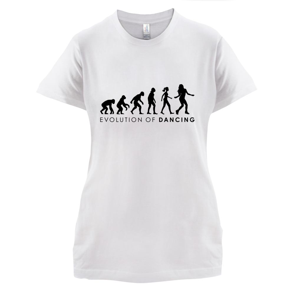 Evolution Of Woman Dancing  T Shirt